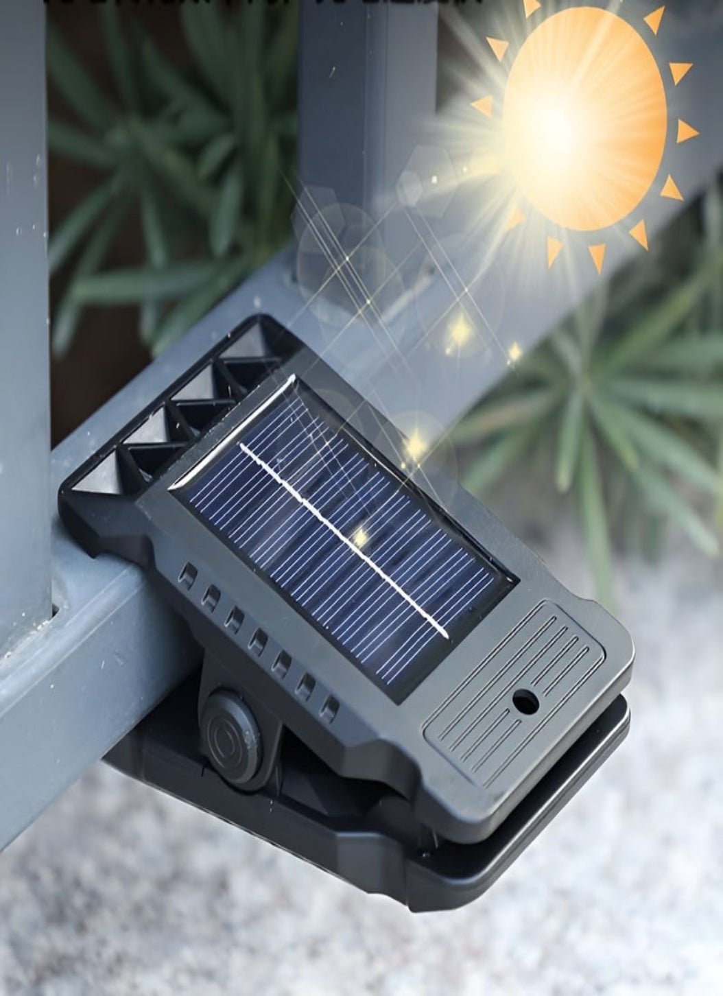 Lámpara Solar Inteligente con Clip y Sensor de Movimiento™