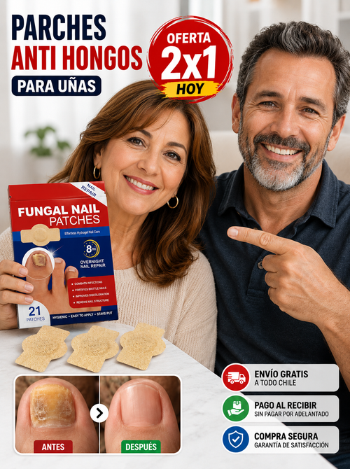 Parche Anti Hongos para Uñas | Fácil Aplicación y Uso Diario