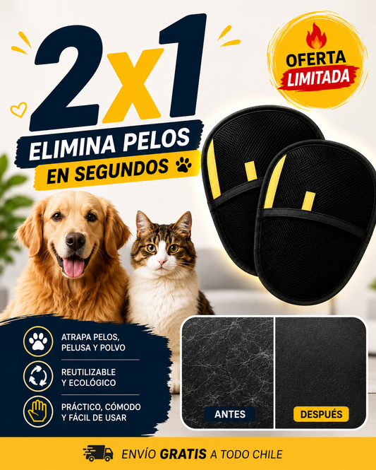 CleanPaws™ Guante Removedor de Pelos | Mantén tus espacios impecables ✨