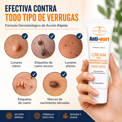 Crema Anti Verrugas Dermatológica | Elimina Verrugas de Forma Rápida y Segura