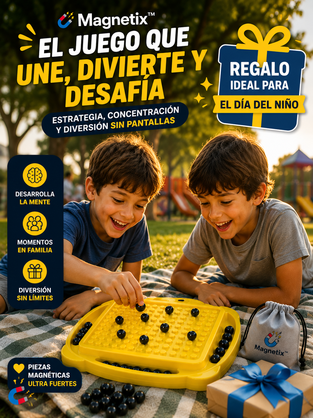 🧲 Magnetix™ | Juego de Estrategia Magnético