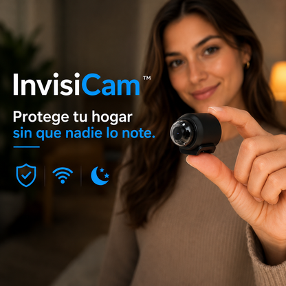 “InvisiCam™ — Protege tu hogar sin que nadie lo note.