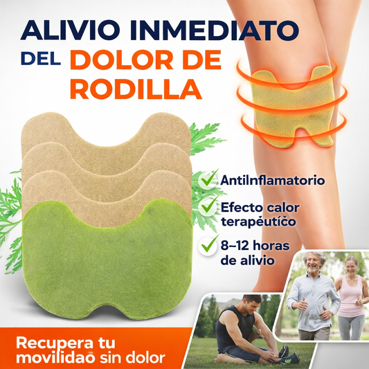 Pack 5 Parches de Rodilla – Alivio Rápido y Duradero