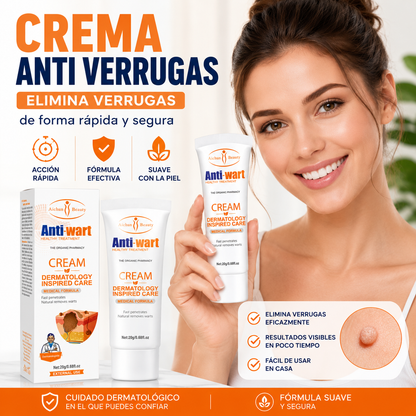 Crema Anti Verrugas Dermatológica | Elimina Verrugas de Forma Rápida y Segura