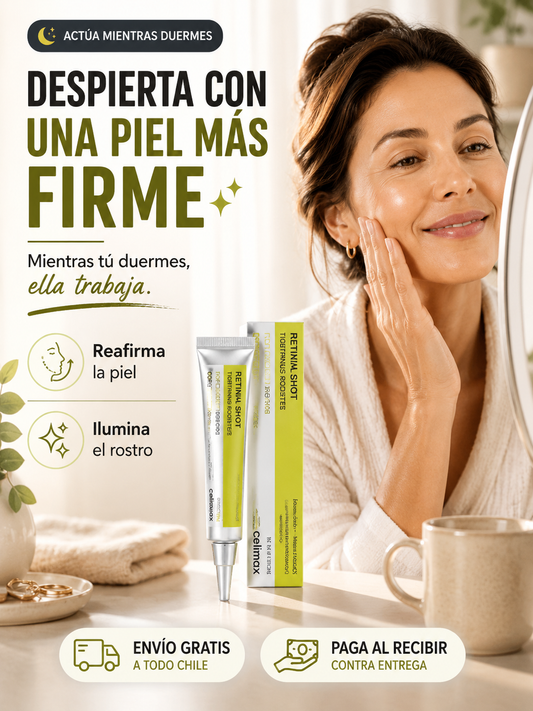 ✨ Retinal Shot™ | Reafirma, Tensá y Rejuvenecé tu Piel Mientras Duermes