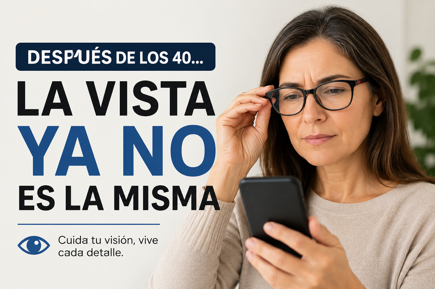 Visión Total™ Los lentes ajustables que se adaptan a tu vista.