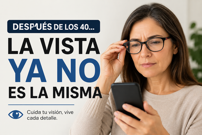 Visión Total™ Los lentes ajustables que se adaptan a tu vista.