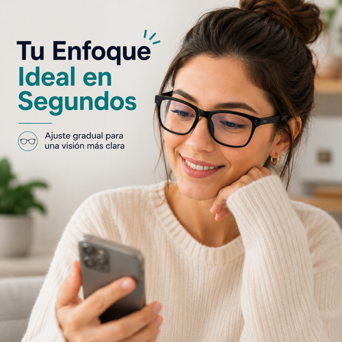Visión Total™ Los lentes ajustables que se adaptan a tu vista.