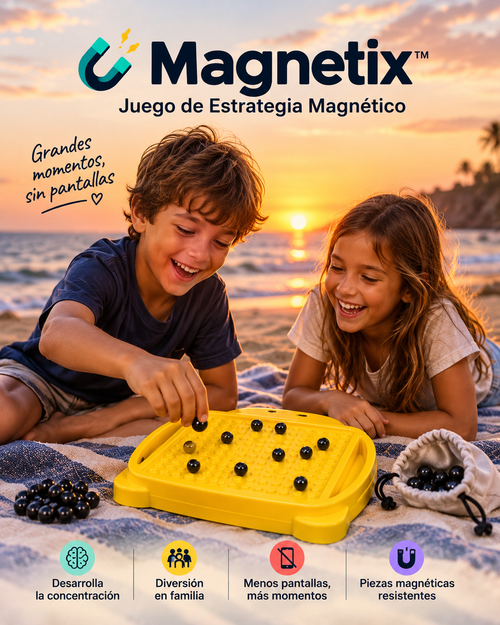 🧲 Magnetix™ | Juego de Estrategia Magnético